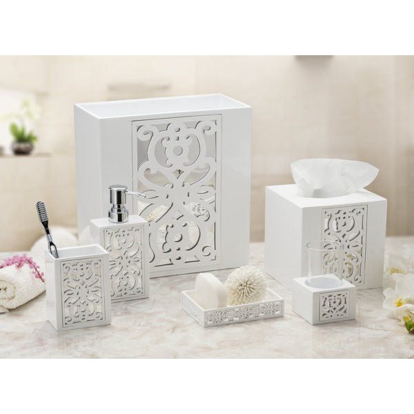 House of Hampton® Mirror 6 Piece Bathroom Accessories Set